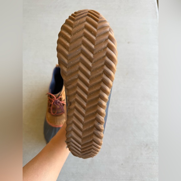 Women's Sorel for J.Crew Out N About Leather Boots in Elk Melon - Picture 9 of 16